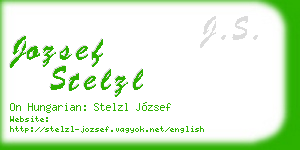 jozsef stelzl business card